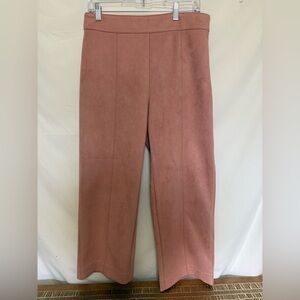 Ann‎ Taylor Cropped Suede Dress Pant Size 8